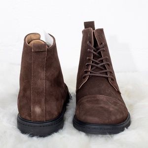 NWT Find. Mens Brown Suede Boots Sz 7